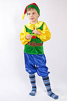 Карнавальний костюм для хлопчиків Гномик зелений 92р.