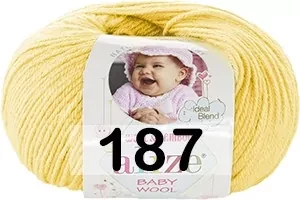 Пряжа Baby Wool Alize № 60 черный (еще +18 цветов) - фото 7 - id-p549711386