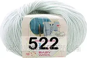 Пряжа Baby Wool Alize № 60 черный (еще +18 цветов) - фото 6 - id-p549711386