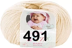 Пряжа Baby Wool Alize № 60 черный (еще +18 цветов) - фото 4 - id-p549711386