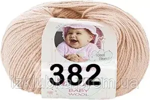 Пряжа Baby Wool Alize № 60 черный (еще +18 цветов) - фото 3 - id-p549711386