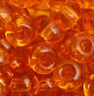 Бісер Peciosa Для біжутерії прозорий 6057 / 10070 розмір 6 Бурштиновий Упаковка 5 грам