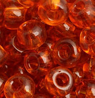 Бісер Peciosa Для біжутерії прозорий 6058 / 10090 розмір 6 Світло-коричньовий Упаковка 5 грам