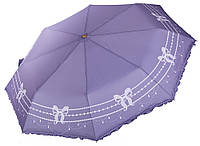 Сиреневый зонтик с рюшами Три Слона ( полный автомат ) арт. L3818-12