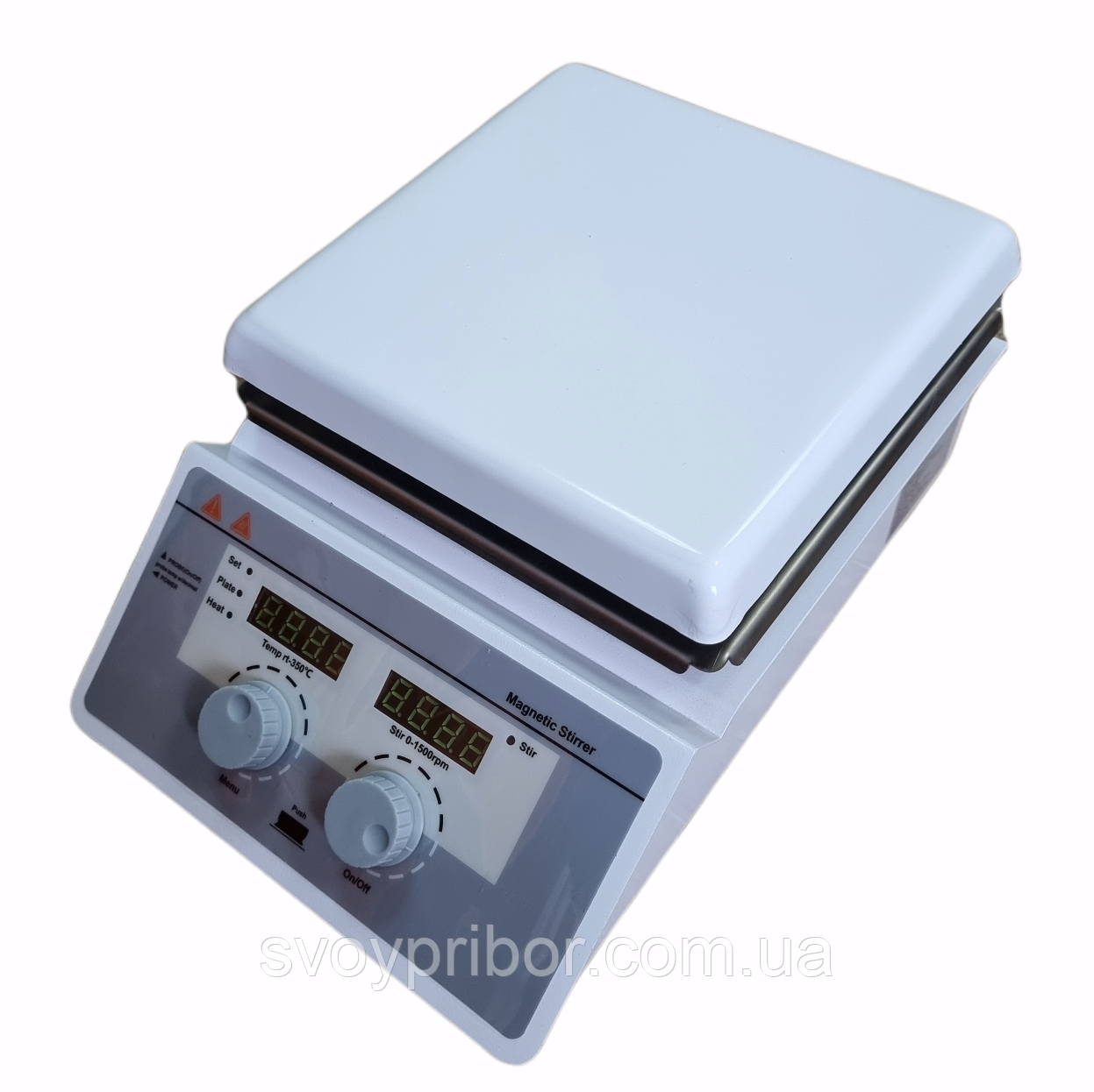 Магнітна мішалка HPS-20D (20л, 1500 об/хв, з підігрівом, з термопарою, цифрова), фото 1