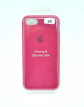 Чохол силіконовий для телефону iPhone 7/8 Silicone Case Orig FULL №35 rose red 4you, фото 1