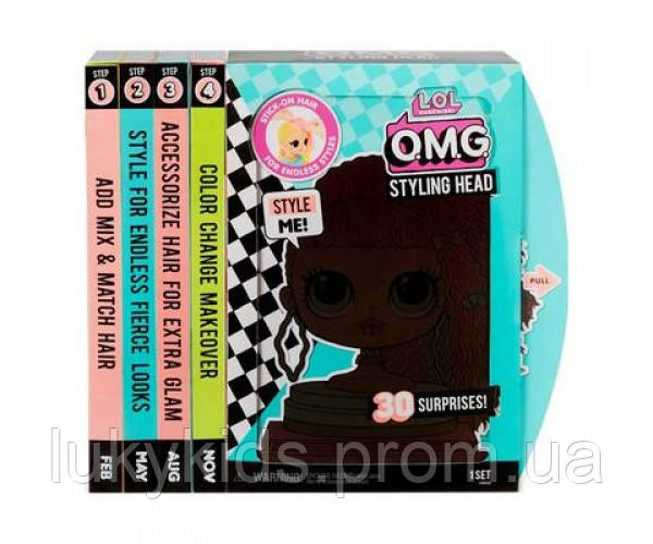Набір-сюрприз LOL Surprise OMG Styling head Леді Неон (565963)