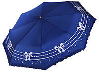 Синий зонтик с рюшами Три Слона ( полный автомат ) арт. L3818-19