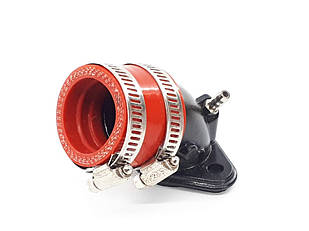 Патрубок карбюратора квадроцикла 150 200см куб  поворотний тюнінг 30 35 мм