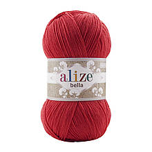 Alize Bella 100 (Ализе Белла 100) красный №56