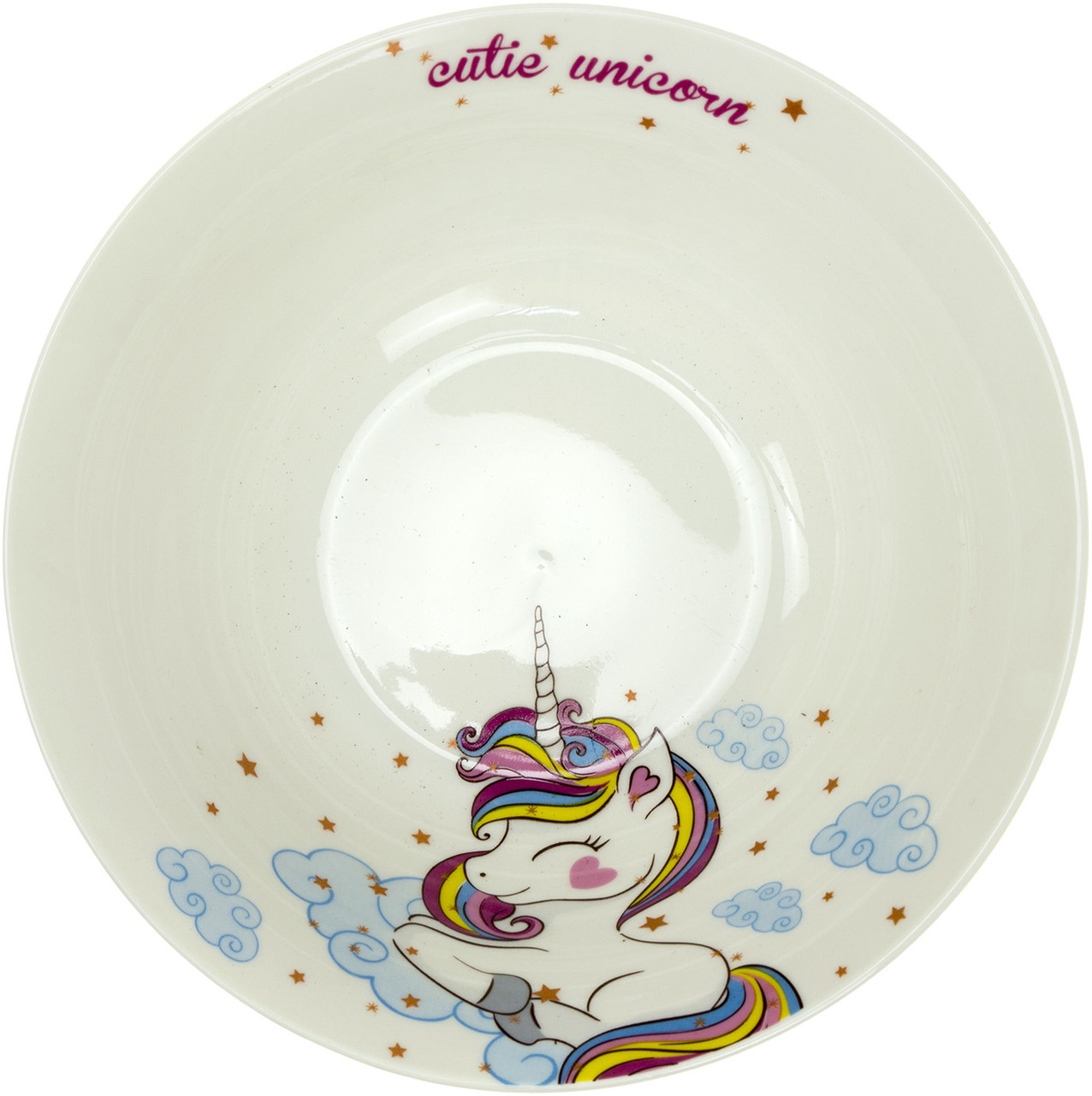 Салатник керам. "Cutie Unicorn" 15,2см 430мл №75001126/Галерея/(12)