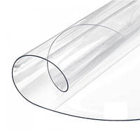 Мягкое (гибкое, жидкое) стекло скатерть на стол Soft Glass 1.0х1.8м (толщина 1.5 м) Прозрачная