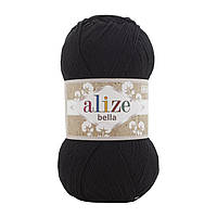 Alize Bella 100 (Ализе Белла 100) черный №60