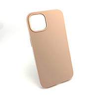 Чехол на iPhone 13 накладка бампер Silicone Case Full силиконовый original бежевый