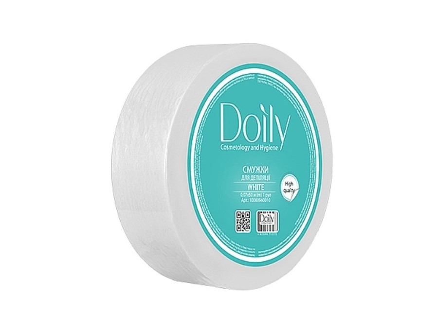 Папір для депіляції в рулоні, 7 см х 50м Біла ТМ Doily