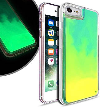 Чохол неоновий пісок для iPhone 6 Plus/6s Plus (02) Lemon лимонний
