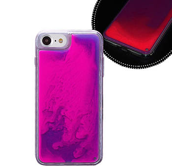 Чохол неоновий пісок для iPhone 6 Plus/6s Plus (03) Purple фіолетовий