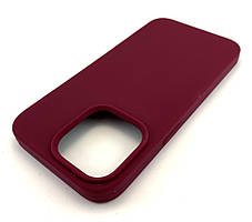 Чохол на iPhone 13 Pro накладка на бампер Silicone Case Full силіконовий original бордовий marsala, фото 3