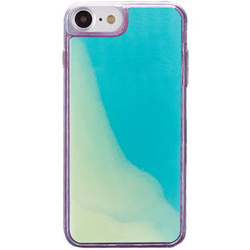 Чохол неоновий пісок для iPhone 6 Plus/6s Plus (04) Blue блакитний