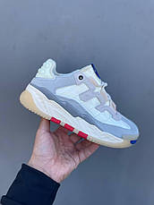 Чоловічі кросівки Adidas Niteball Cream White Grey FX7643, фото 3