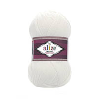 Пряжа Alize Superwash Comfort Socs , цвет 55 белый