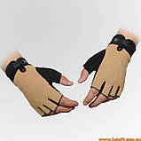 Тактичні рукавички без пальців 5.11 Пісок безпалі безпалки L, фото 5