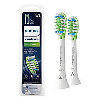 Насадки для электрической зубной щетки PHILIPS Sonicare W3 Premium White белые 2 шт HX9062/17