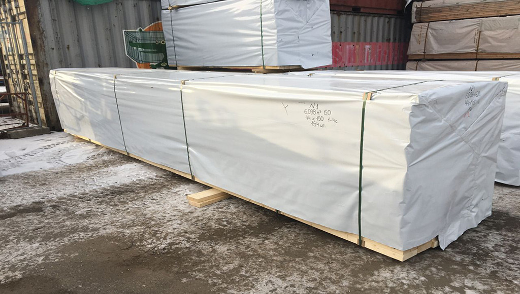 Плівки для упаковки бруса дошки лісу