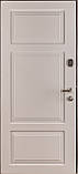 Двері вхідні металеві вуличні Канна Фарба двоколірна  RAL 7016/Бетон крем 850/950х2040х100 Ліве/Праве, фото 3
