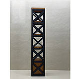 Стелаж HoReCa у стилі лофт з натурального дерева, фото 4