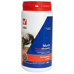 Гранули від щурів і мишей Мурин форте 250 г Vebi