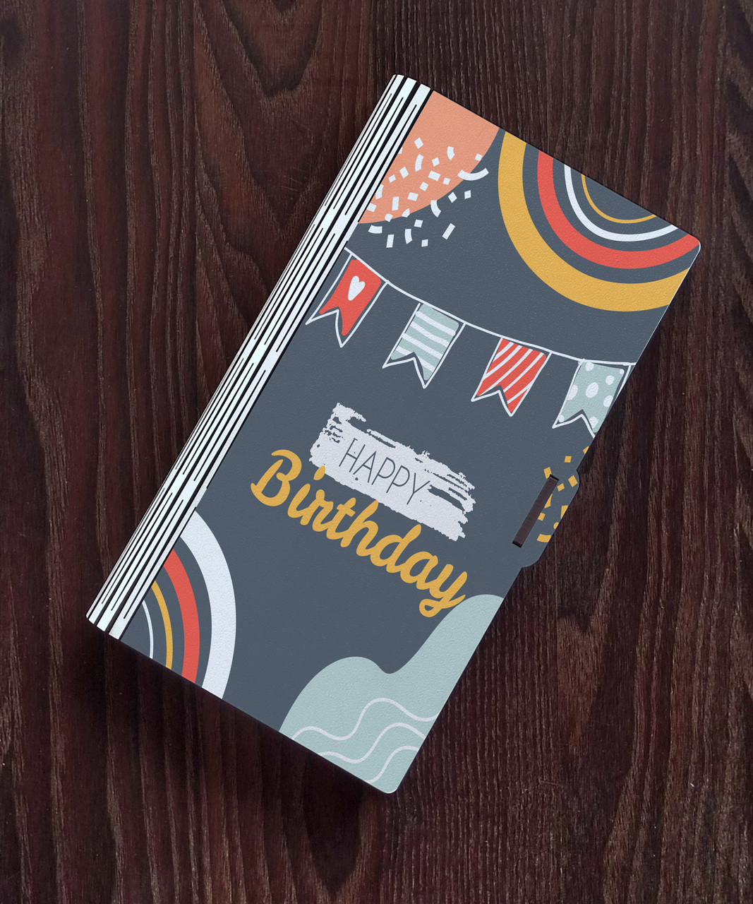 Шкатулка-конверт для грошей "Happy Birhday"