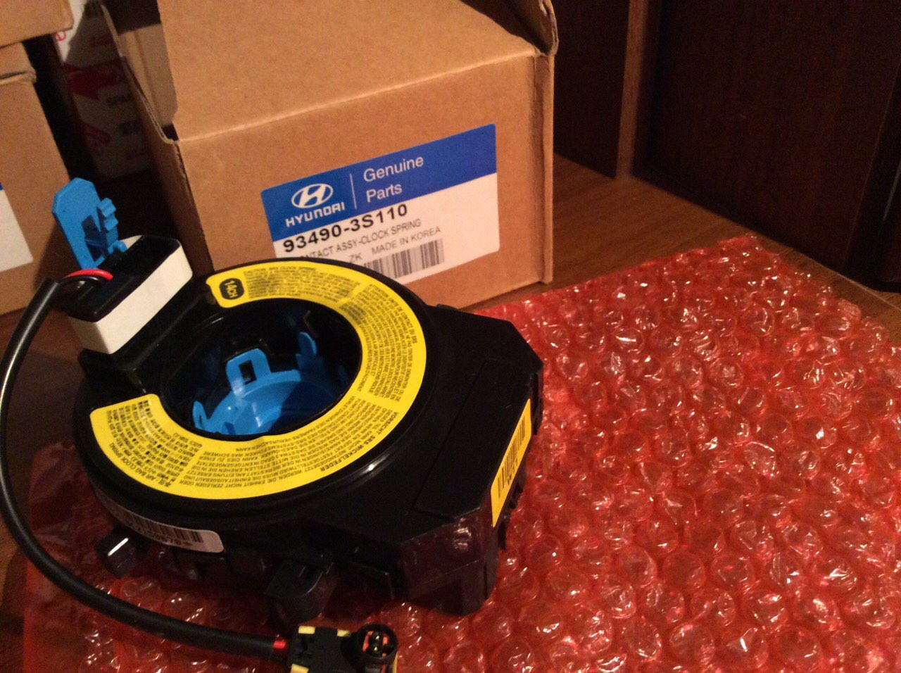 Шлейф керма (равлик) Hyundai Sonata 2011- Elantra 2011- (93490-3S110), фото 1