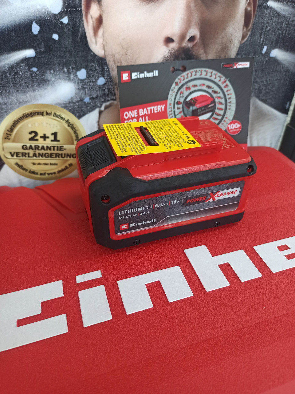 Акумулятор Батарея Einhell 18 В 4-6 Ач Multi-Ah PXC PLUS 4511502