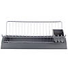 Сушарка для посуду Kamille 41,5*26*11,5 см з піддоном KM-0769A, фото 6