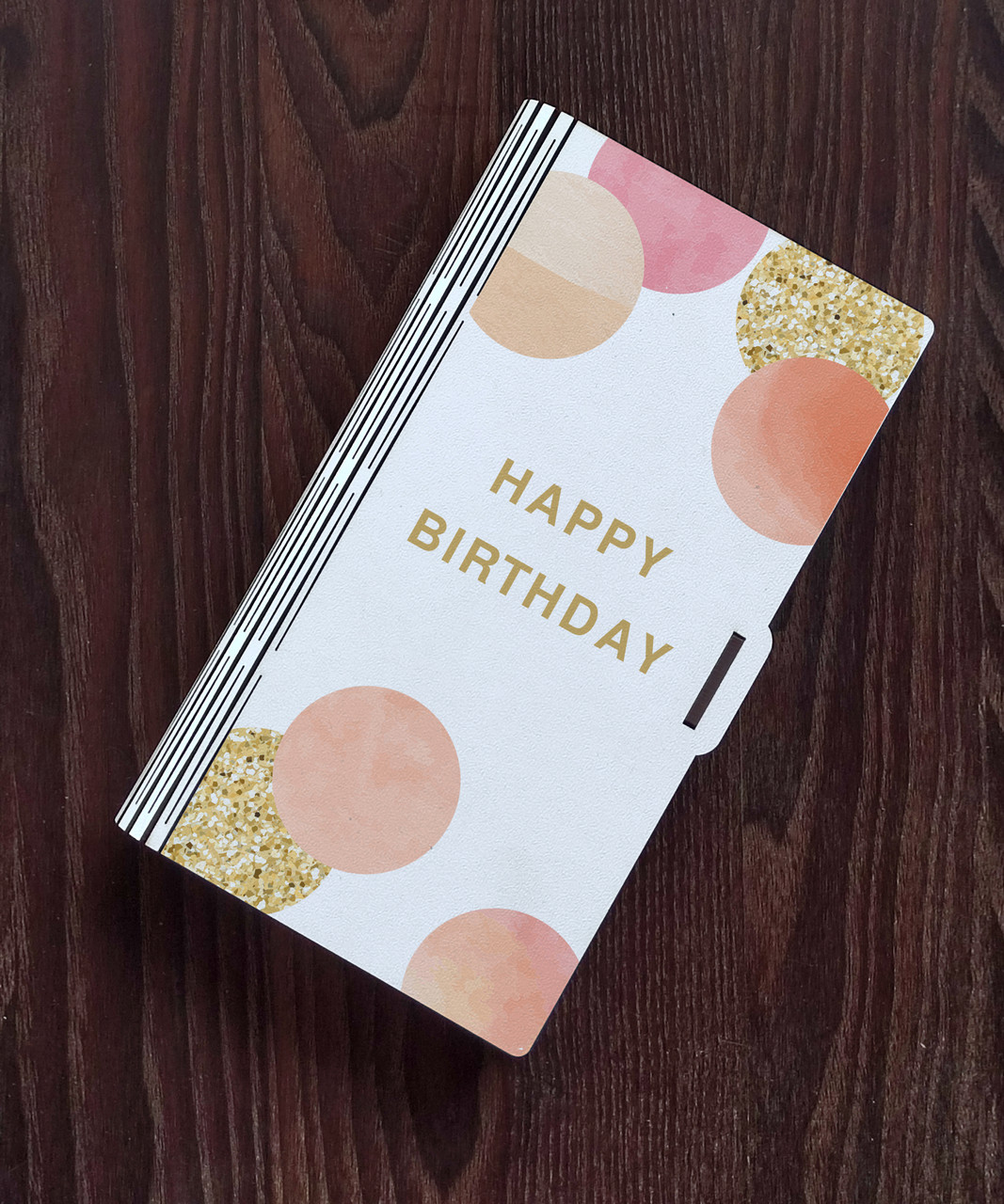 Шкатулка-конверт для грошей "Happy Birhday"