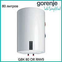 Бойлер комбинированный GORENJE GBK 80 OR RNV9 водонагреватель 80 литров, правое подключение сухой тэн