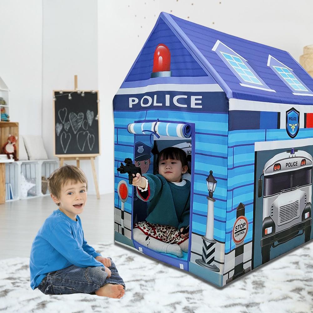 Дитячий ігровий намет "Play Tent" Police, гараж поліцейський,для вулиці та вдома