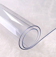 Скатертина м'яке (гнучке, рідке) скло захист для меблів Soft Glass (2.2х1.8м) товщина 1.5 мм Прозора, фото 3