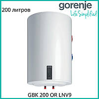 Бойлер комбінований GORENJE GBK 200 OR LNV9 водонагрівач 200 літрів, праве підключення сухий тен