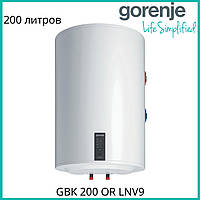 Бойлер комбинированный GORENJE GBK 200 OR LNV9 водонагреватель 200 литров, правое подключение сухой тэн