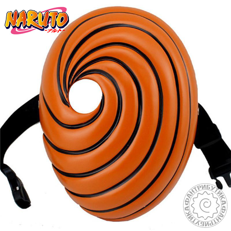 Маска Обито Тоби Акацуки оранжевая Наруто Учиха naruto аниме: продажа ...