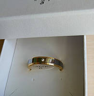 Обручальное кольцо из вольфрама-американка с цирконием(оригинал)