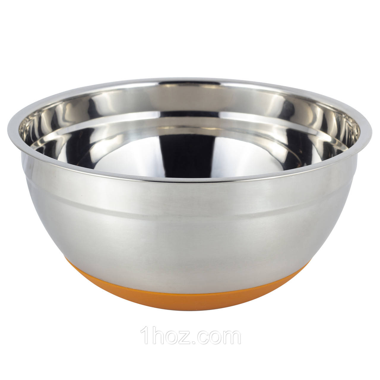 Миска Kamille KM-4349 24х11см Миска металева з силіконовим дном Миска з нержавіючої сталі, фото 1