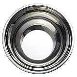 Миска Kamille KM-4350 26х12см Миска з нержавіючої сталі з силіконовим дном Миска металева, фото 3