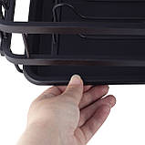 Сушарка для посуду Kamille 57,5х35х27,5 см з алюмінію з піддоном KM-0750, фото 6