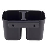 Сушарка для посуду Kamille 41х28х13,5 см з алюмінію з піддоном KM-0752, фото 8