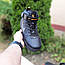 Жіночі кросівки Nike Air Force 1 Mid LV8 (чорні з помаранчевим) О3549 високі зимові кроси, фото 6