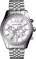 Мужские Часы MICHAEL KORS Lexington MK8405 Silver Dial 45mm 100m