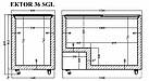 EKTOR 36 SGL (356л) Морозильна скриня з прямим склом CRYSTAL S.A. Греція, фото 2